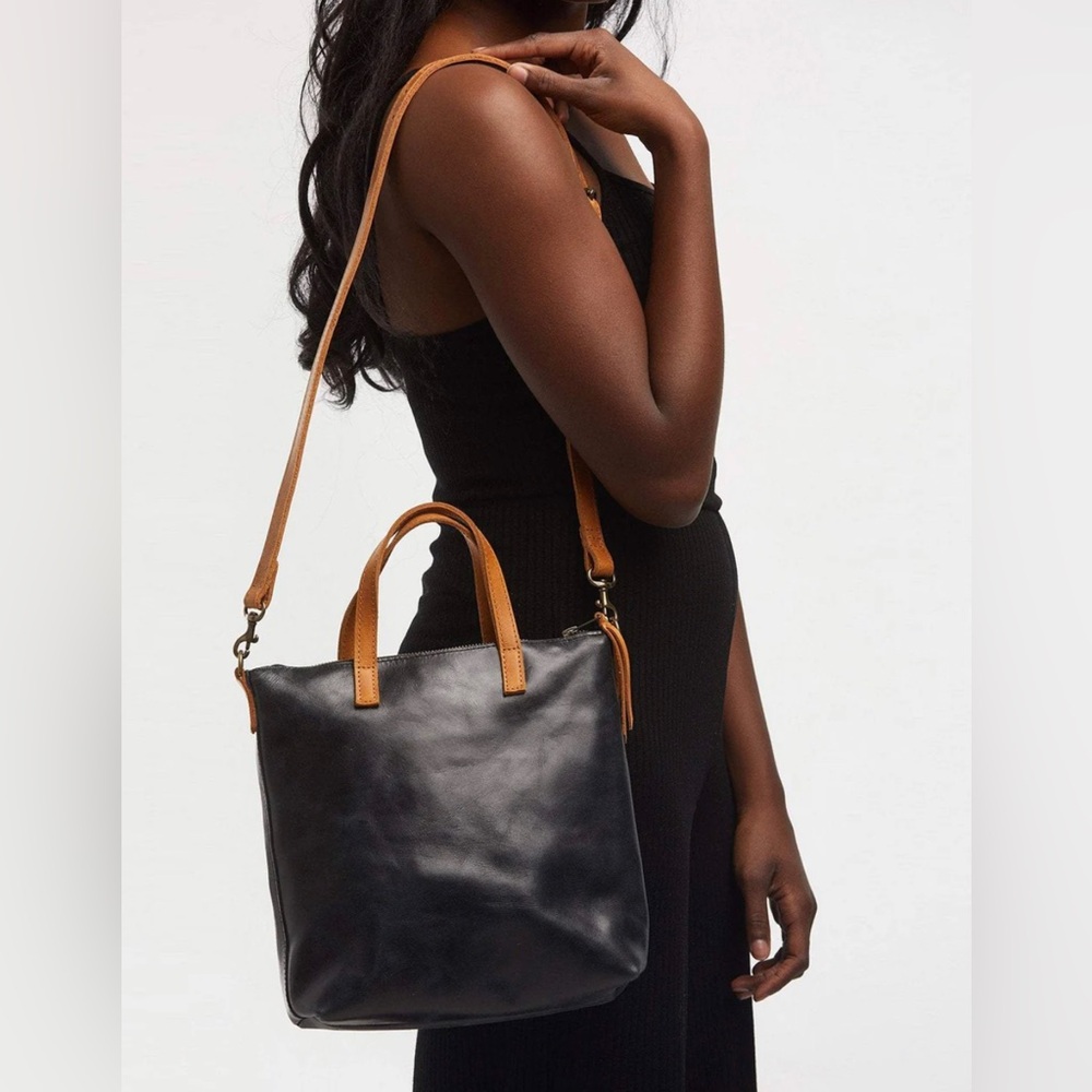 ABLE Abera Commuter Leather Crossbody Bag